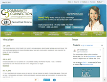 Tablet Screenshot of communityconnection.ca